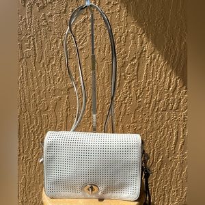 Coach legacy Romy perforated crossbody bag
